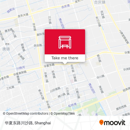 华夏东路川沙路 map