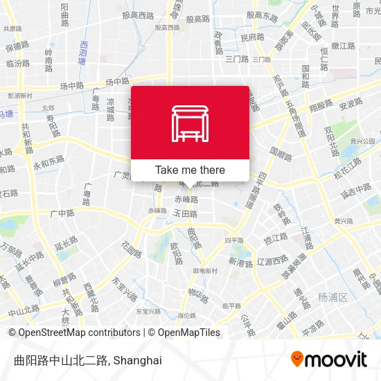 曲阳路中山北二路 map