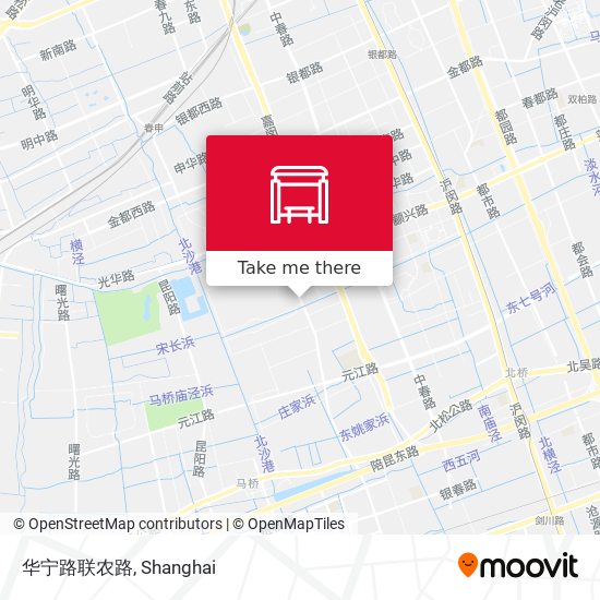 华宁路联农路 map