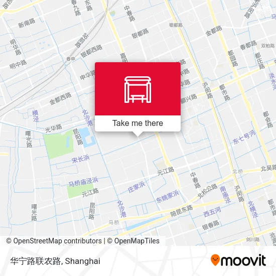 华宁路联农路 map