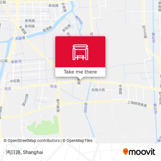 鸿日路 map