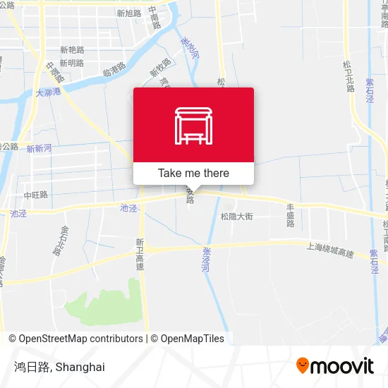 鸿日路 map