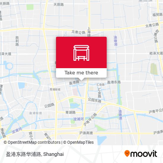 盈港东路华浦路 map