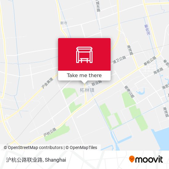 沪杭公路联业路 map