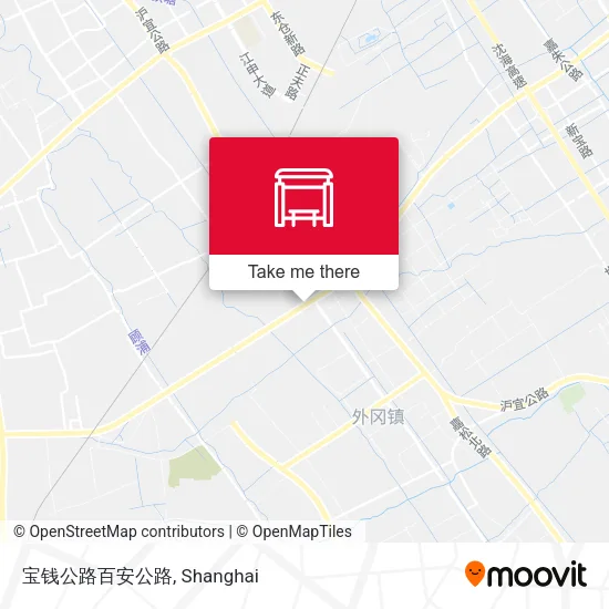 宝钱公路百安公路 map