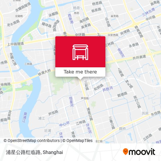 浦星公路红临路 map