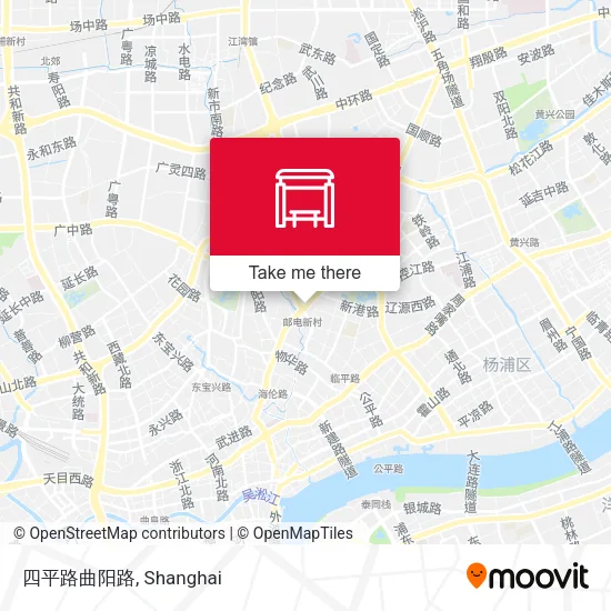 四平路曲阳路 map