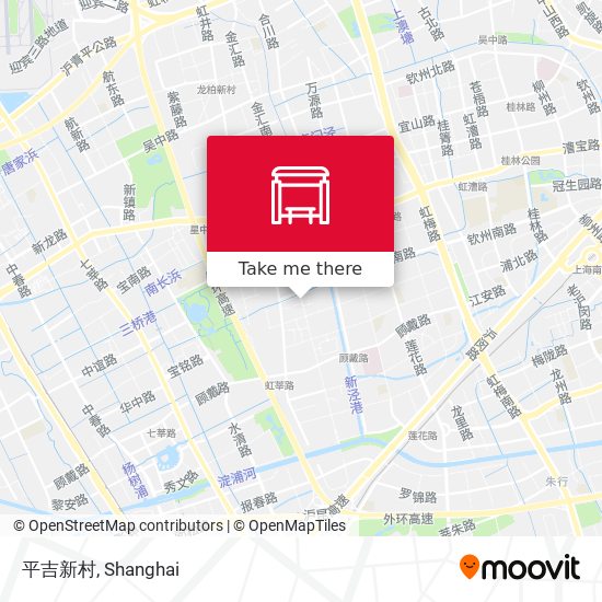 平吉新村 map