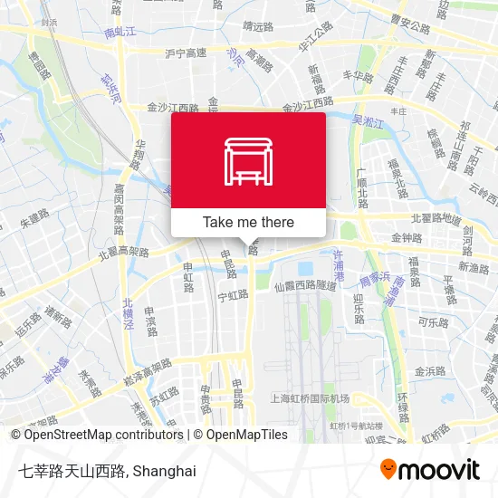 七莘路天山西路 map