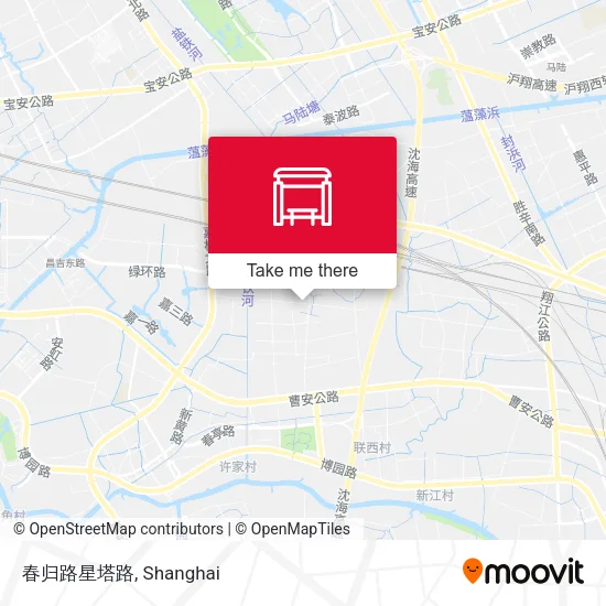 春归路星塔路 map