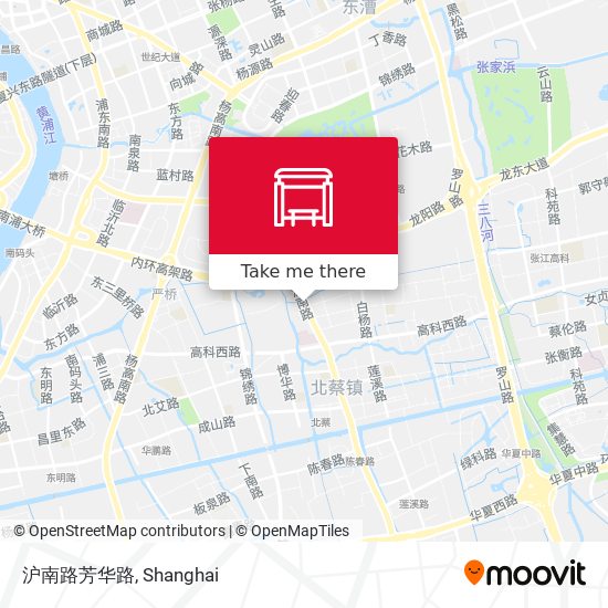 沪南路芳华路 map