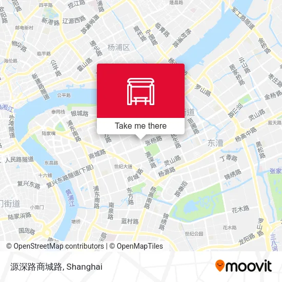源深路商城路 map
