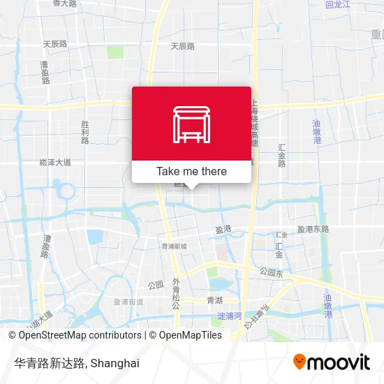 华青路新达路 map