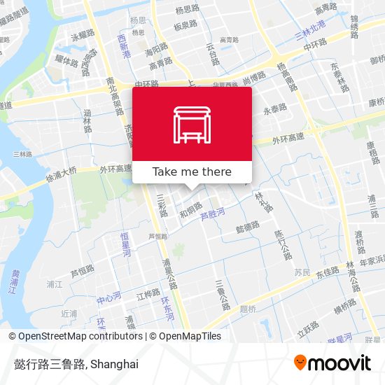 懿行路三鲁路 map