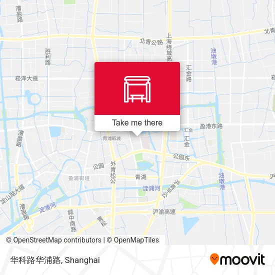 华科路华浦路 map