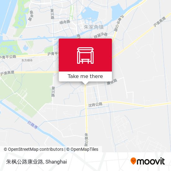 朱枫公路康业路 map