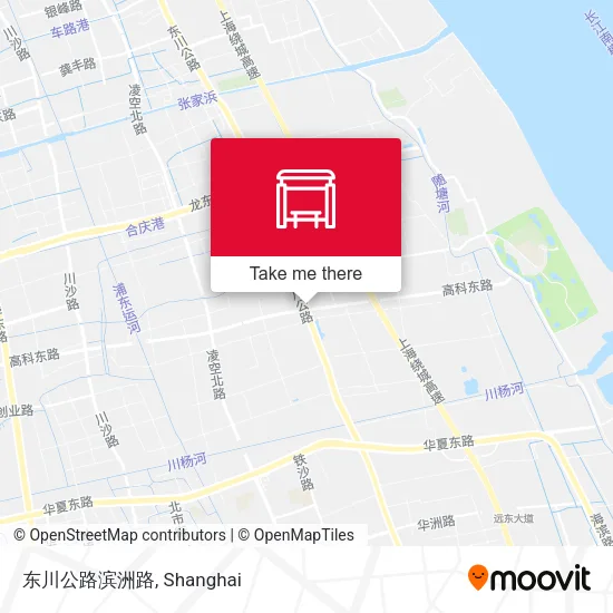 东川公路滨洲路 map