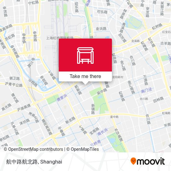 航中路航北路 map