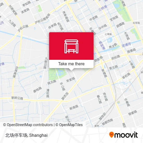 北场停车场 map