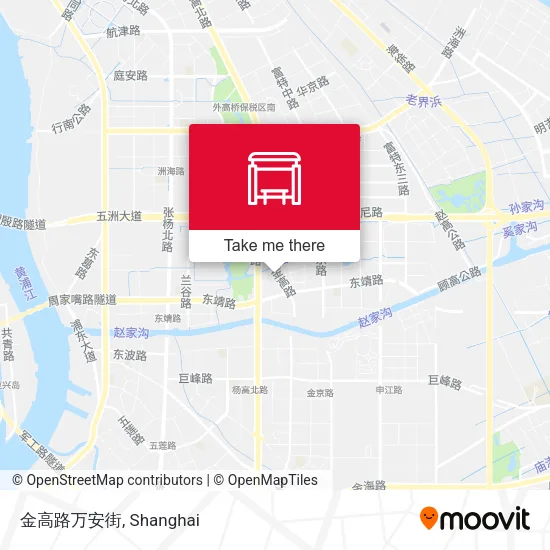 金高路万安街 map
