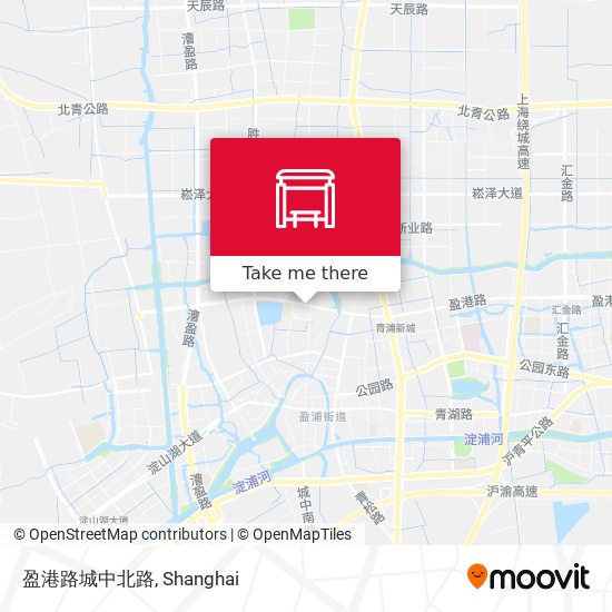 盈港路城中北路 map