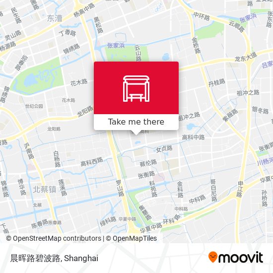 晨晖路碧波路 map