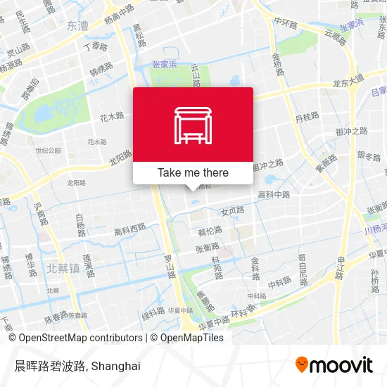 晨晖路碧波路 map