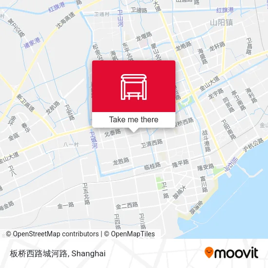 板桥西路城河路 map
