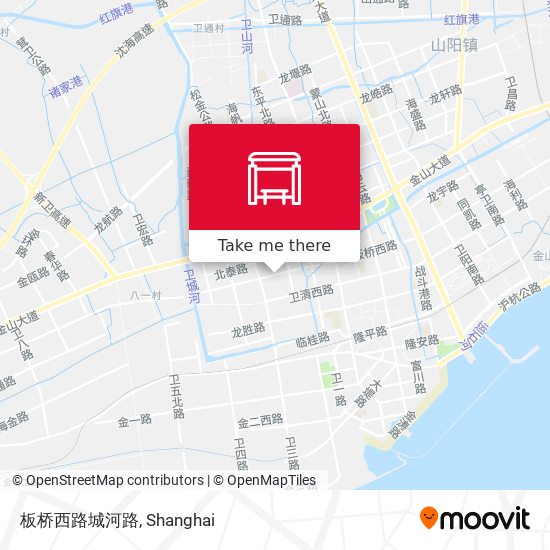 板桥西路城河路 map