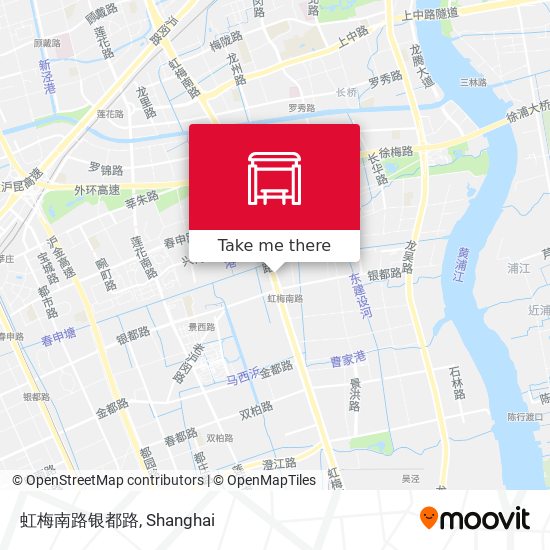 虹梅南路银都路 map
