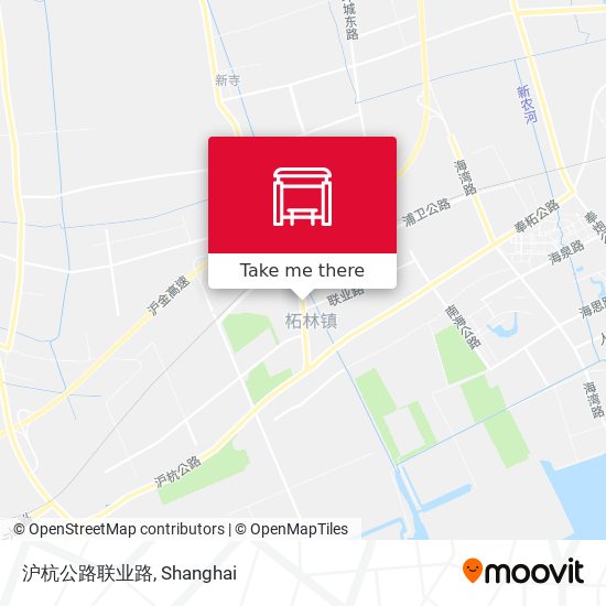 沪杭公路联业路 map