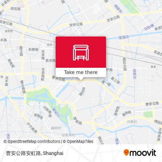 曹安公路安虹路 map