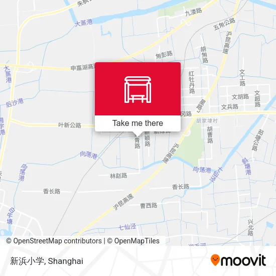 新浜小学 map