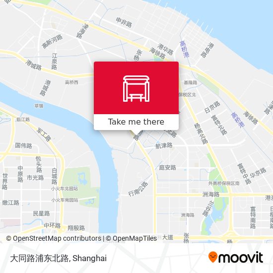大同路浦东北路 map