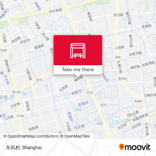 东风村 map