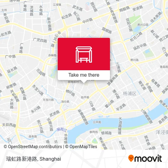 瑞虹路新港路 map