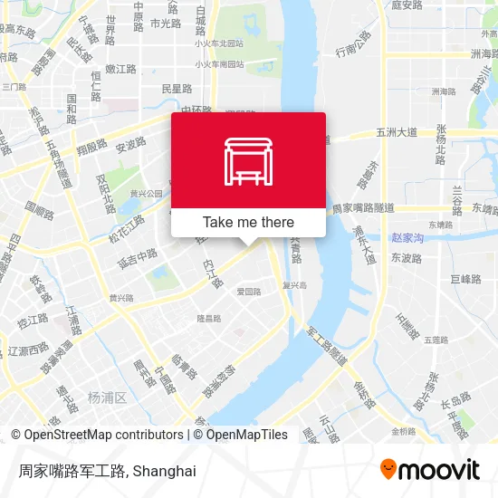 周家嘴路军工路 map