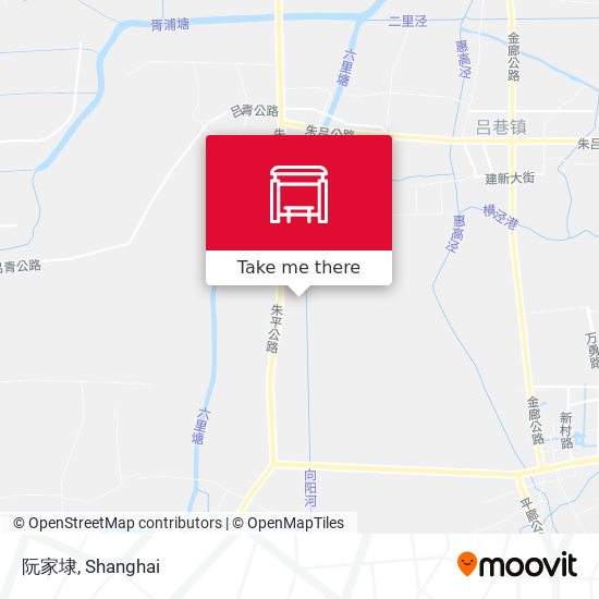 阮家埭 map