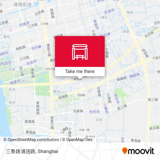 三鲁路浦连路 map
