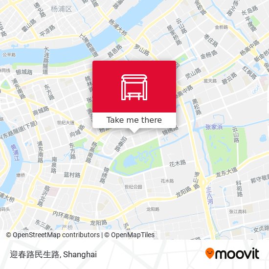 迎春路民生路 map