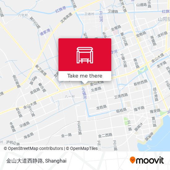 金山大道西静路 map