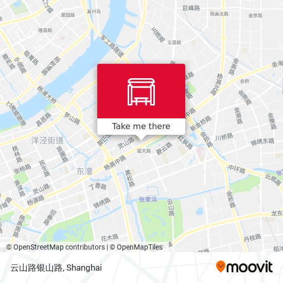云山路银山路 map