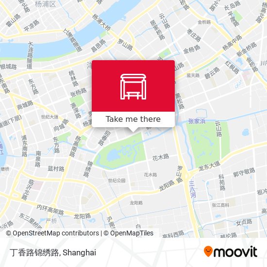 丁香路锦绣路 map