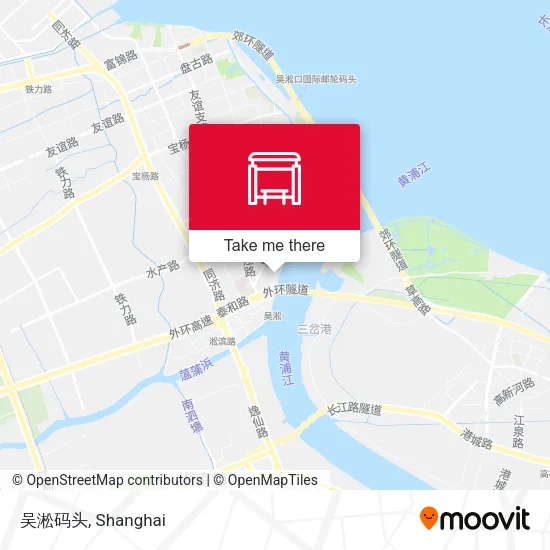 吴淞码头 map
