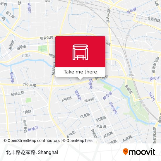 北丰路赵家路 map