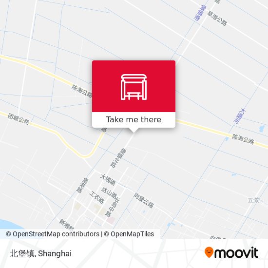 北堡镇 map