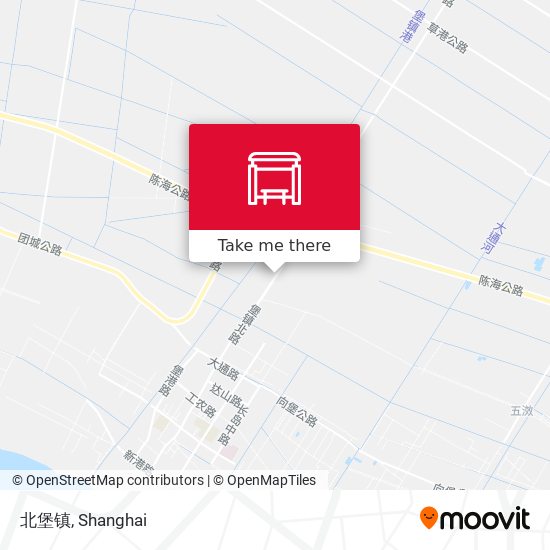 北堡镇 map