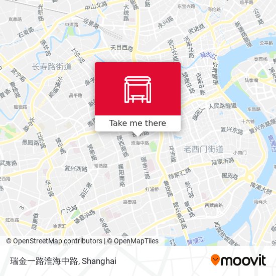 瑞金一路淮海中路 map