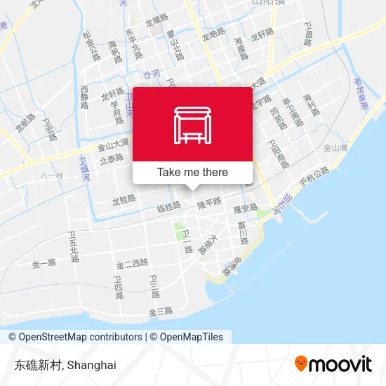 东礁新村 map