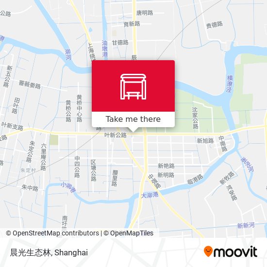晨光生态林 map